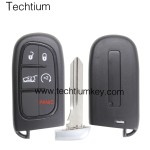 433Mhz 4A chip FCC:GQ4-54T keyless 4+1 button remote key for Dodge,Ram 2013-2017,Jeep 2014-2018